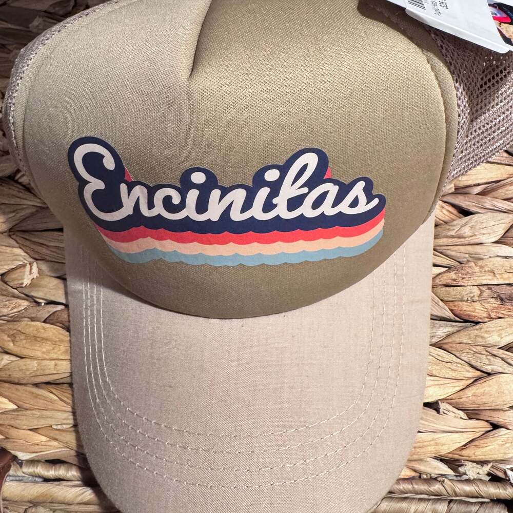 ENCINITAS MOONLIGHT BEACH FOAM TRUCKER HAT – ,